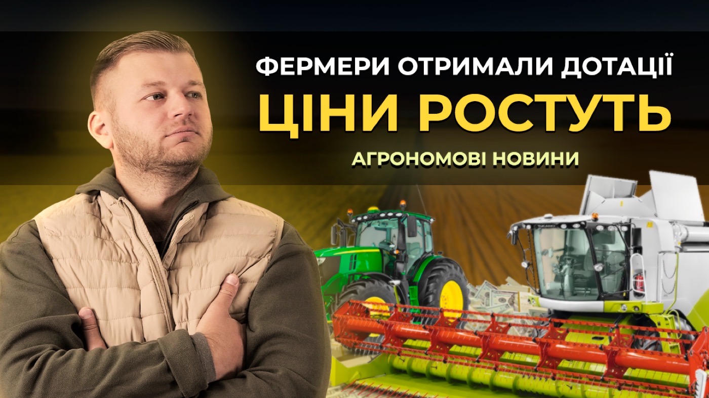 ДОТАЦІЇ ФЕРМЕРИ ОТРИМАЛИ🤑. ЦІНИ НА ЗЕРНО РОСТУТЬ! Агрономові новини
