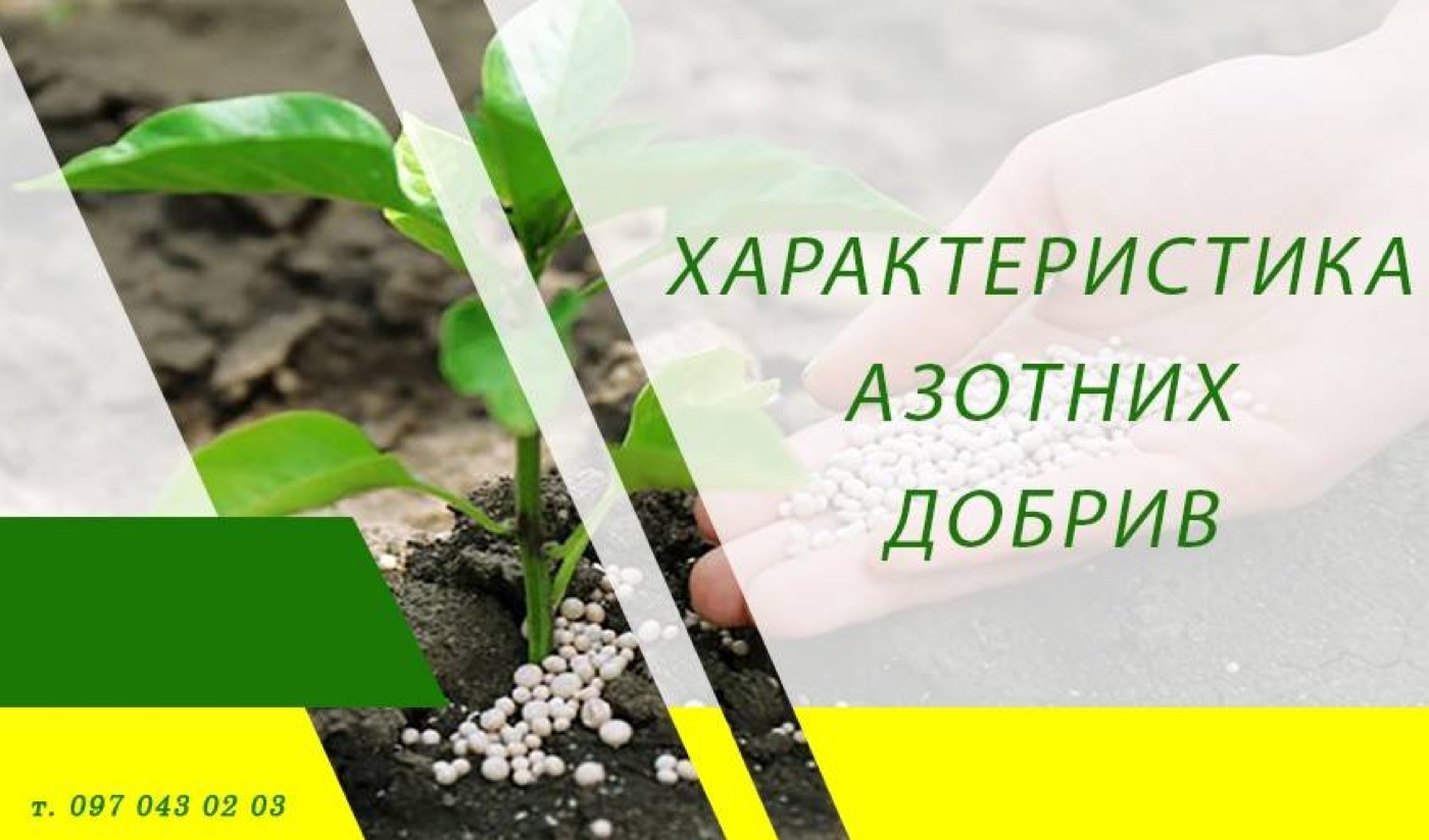 Характеристика азотних добрив