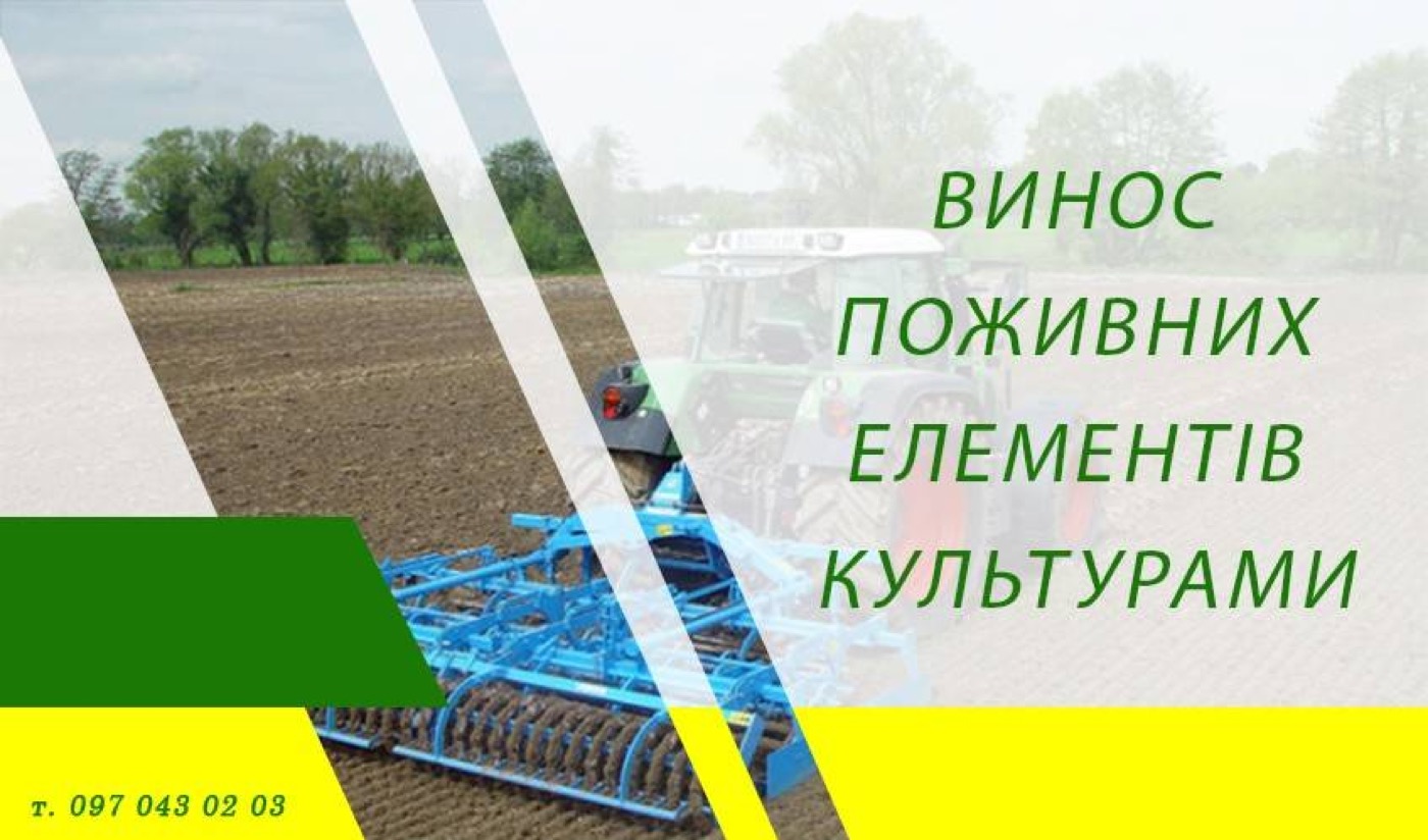 Винос поживних елементів культурами